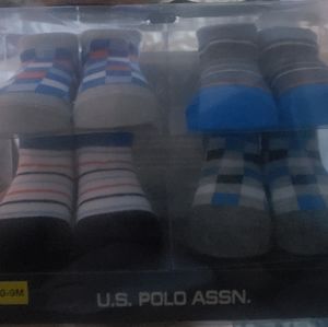 US polo asn baby socks